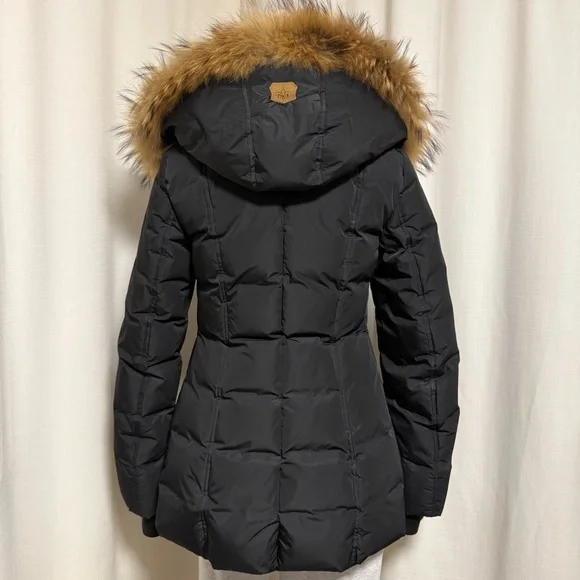 MACKAGE Adali in XS Black with fur - Picture 5 of 10